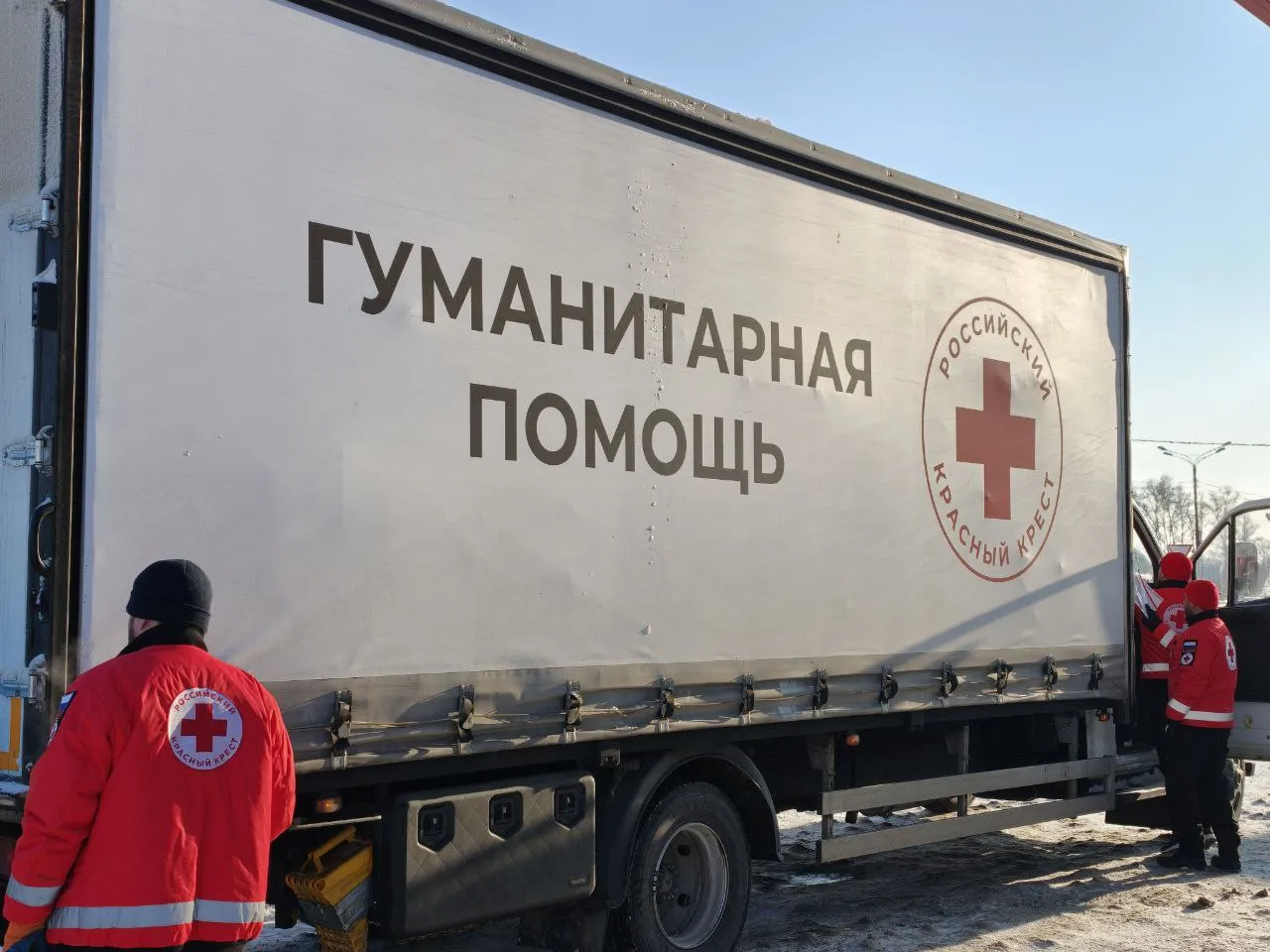 Российский Красный Крест доставил новую партию гуманитарной помощи в Белгородскую область в связи с рисками перебоев электроснабжения